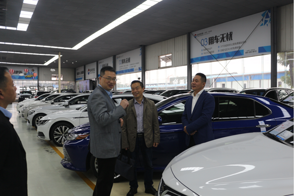 热烈欢迎巴南区商务委领导莅临环宇指导工作