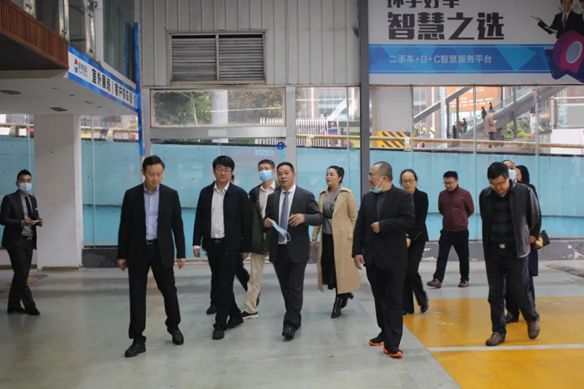 热烈欢迎国家统计局贸易外经统计司一行莅临环宇汽车