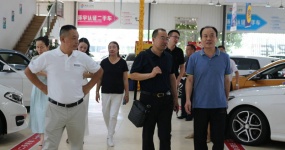 市商务委领导携山东省商务厅调研组一行莅临环宇指导工作