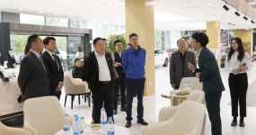 市商务委对外贸易促进处刘侃参观调研环宇“全球出口通”项目