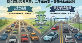 特立尼达和多巴哥“二手车放宽+豪华电动车加税”：2026起二手车龄上限上调