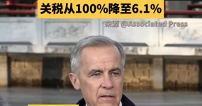 政策大转变!卡尼宣布：进口中国电动汽车税率从100%降至6.1%